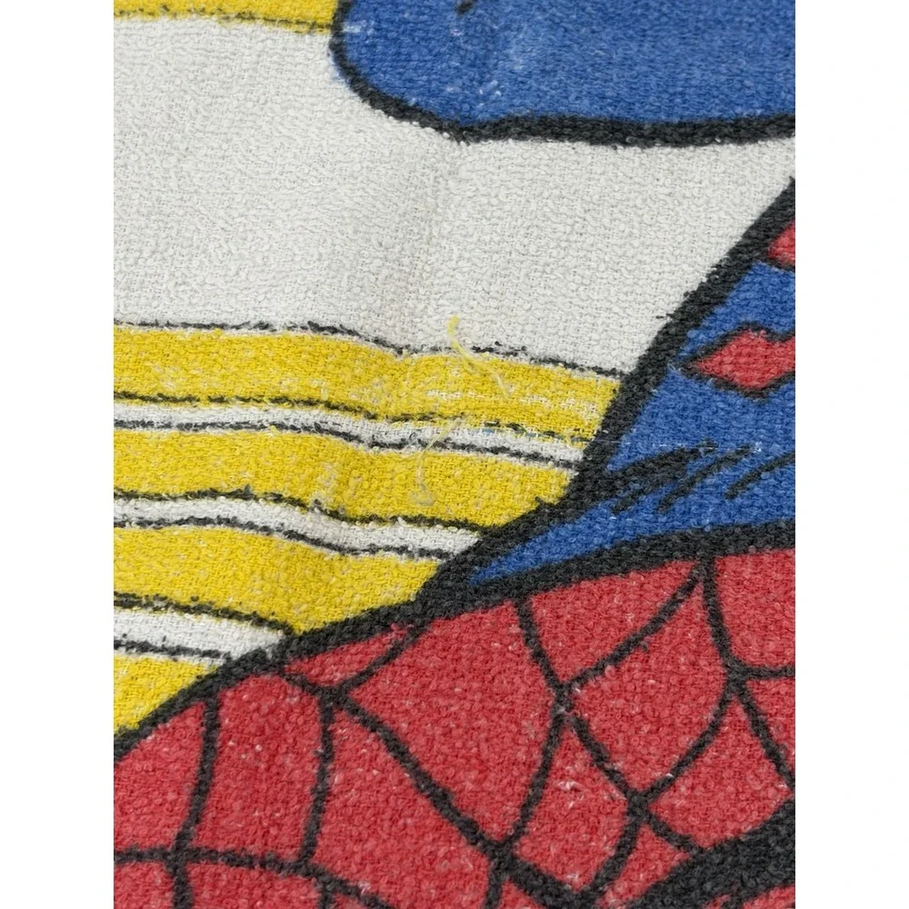 Vintage 1978 Cannon Beach Bath Towel Marvel The Amazing Spiderman‎ Cotton USA